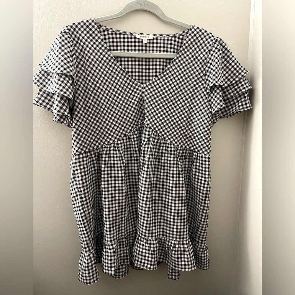 Jodifl Gingham Top